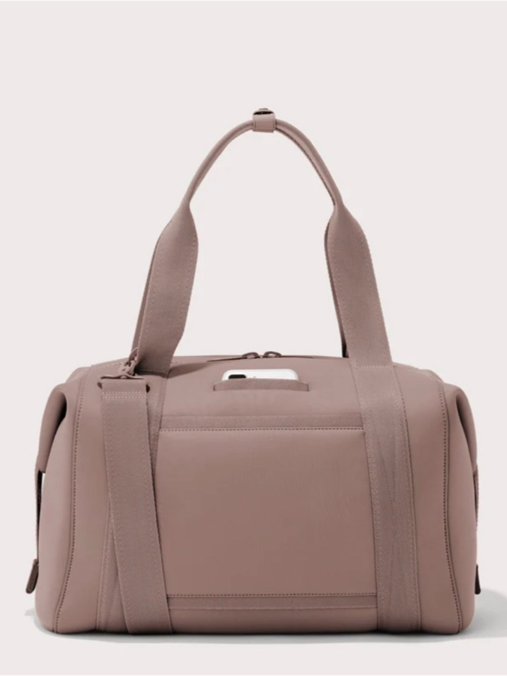 Dagne Dover LANDON NEOPRENE CARRYALL BAG in dune - Picture 2 of 10